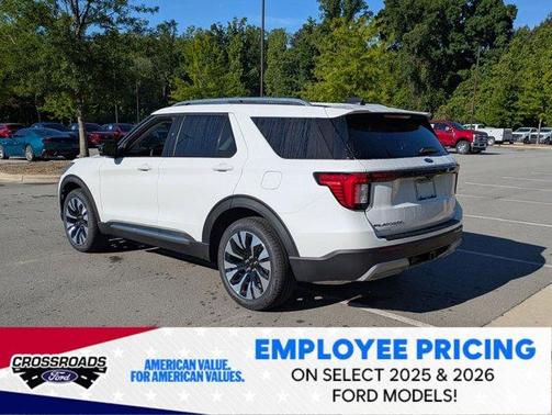 Star White 2026 Ford Explorer Platinum