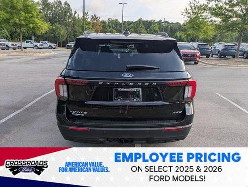Agate Black Metallic 2026 Ford Explorer Active