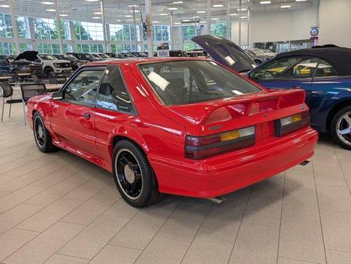 Red 1993 Ford Mustang SVT Cobra