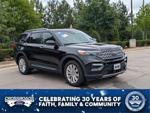 Black Metallic 2023 Ford Explorer Limited