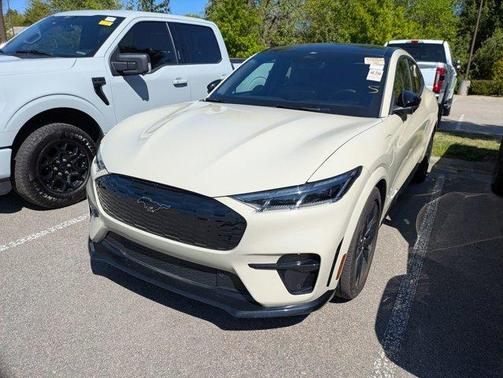 Beige 2025 Ford Mustang Mach-E GT