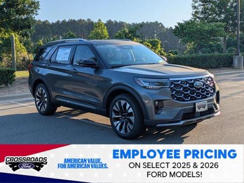 Carbonized Gray Metallic 2026 Ford Explorer Platinum