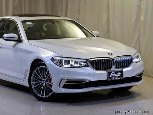 Mineral White Metallic 2020 BMW 540 i xDrive