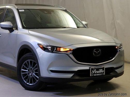 Sonic Silver Metallic 2021 Mazda CX-5 Touring