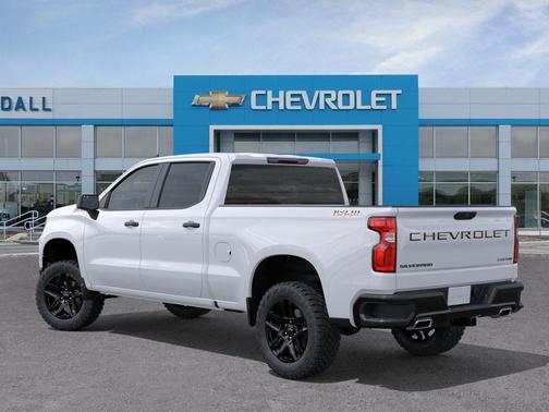 Summit White 2026 Chevrolet Silverado 1500 Custom Trail Boss