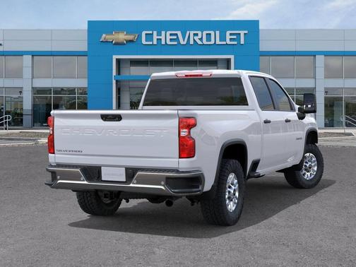 Summit White 2026 Chevrolet Silverado 2500 Crew Cab, Standard Bed, WT, 4WD