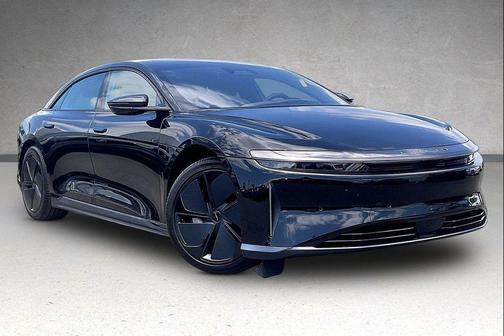 Infinite Black Metallic 2025 Lucid Air Touring