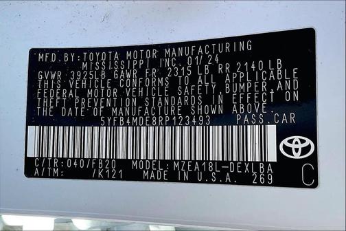 2024 Toyota Corolla LE