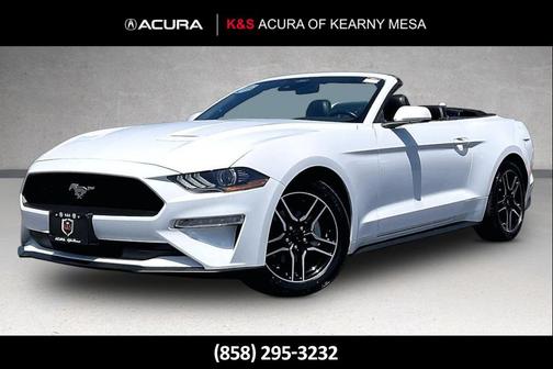 Oxford White 2023 Ford Mustang EcoBoost Premium