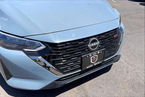 Atlantic Gray Metallic/Super Black 2024 Nissan Sentra SR