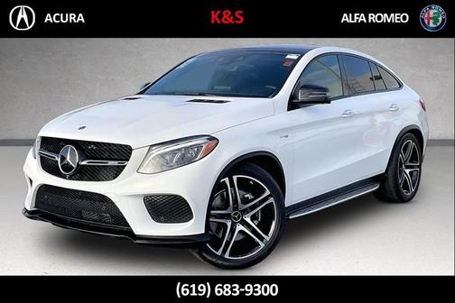 Polar White 2019 Mercedes-Benz AMG GLE 43 Coupe 4MATIC