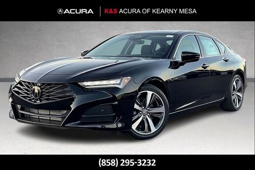 Majestic Black Pearl 2025 Acura TLX Technology