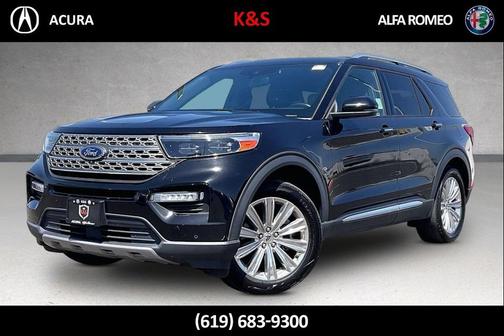 Agate Black Metallic 2020 Ford Explorer Limited