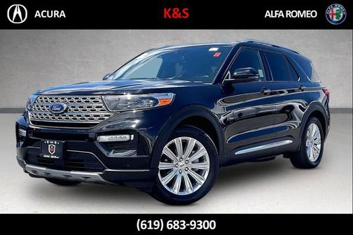 Agate Black Metallic 2020 Ford Explorer Limited