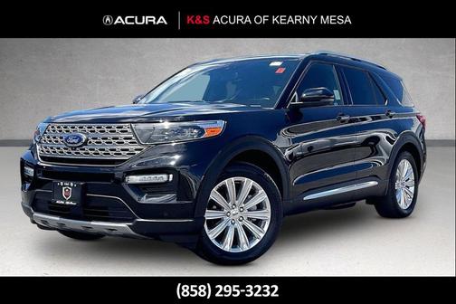 Agate Black Metallic 2020 Ford Explorer Limited