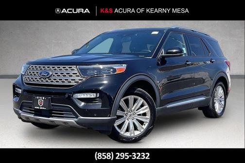 Agate Black Metallic 2020 Ford Explorer Limited