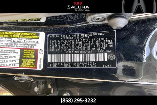 2024 Toyota Camry SE