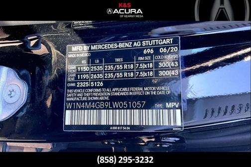 2020 Mercedes-Benz GLB 250 Base