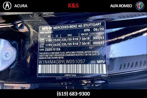 2020 Mercedes-Benz GLB 250 Base