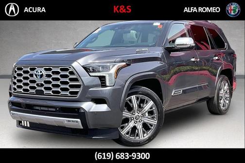 Magnetic Gray Metallic 2023 Toyota Sequoia Capstone