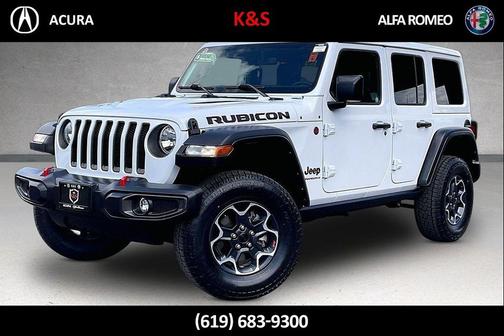 Bright White Clearcoat 2023 Jeep Wrangler Rubicon