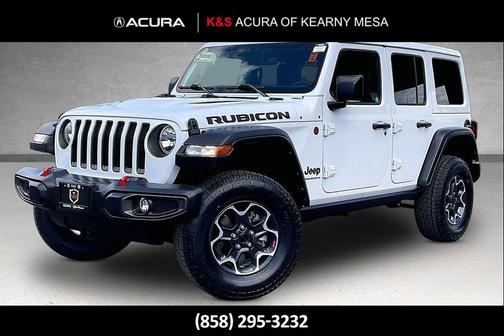 Bright White Clearcoat 2023 Jeep Wrangler Rubicon