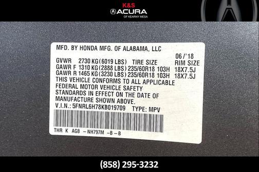 2019 Honda Odyssey EX-L