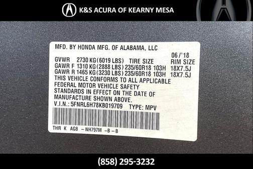 2019 Honda Odyssey EX-L