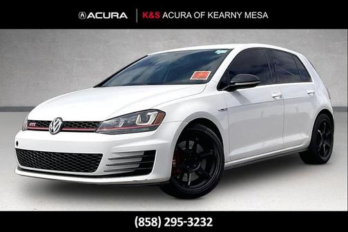 Pure White 2017 Volkswagen Golf GTI 2.0T S 4-Door