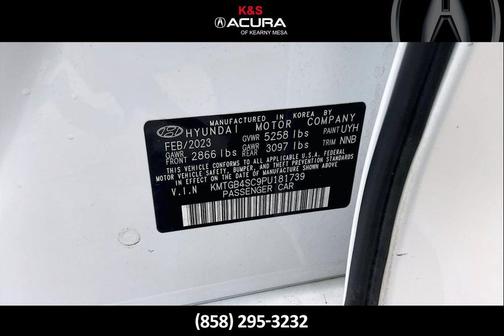 2023 Genesis G80 2.5T AWD