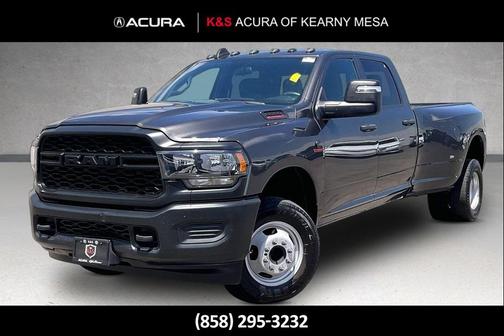 Granite Crystal Metallic Clearcoat 2024 RAM 3500 Tradesman Crew Cab 4x4 8' Box