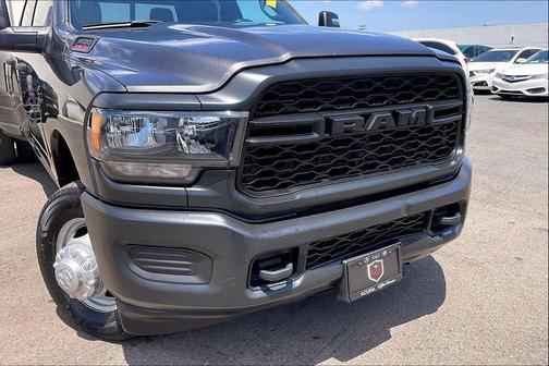 Granite Crystal Metallic Clearcoat 2024 RAM 3500 Tradesman Crew Cab 4x4 8' Box