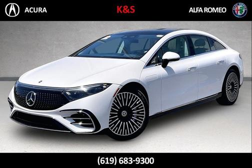 MANUFAKTUR Diamond White 2023 Mercedes-Benz EQS 450 4MATIC