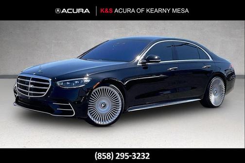 Black 2023 Mercedes-Benz S-Class 4MATIC