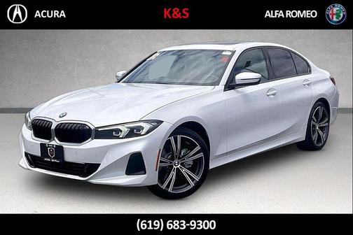 Mineral White Metallic 2023 BMW 330 330i