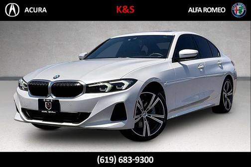 Mineral White Metallic 2023 BMW 330 330i