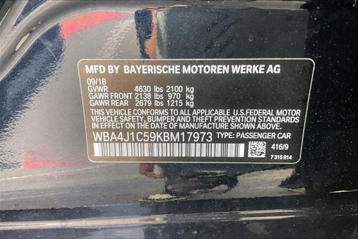 2019 BMW 430 Gran Coupe i