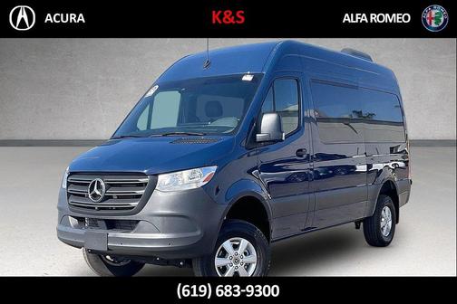 Brilliant Blue 2024 Mercedes-Benz Sprinter 2500 Standard Roof