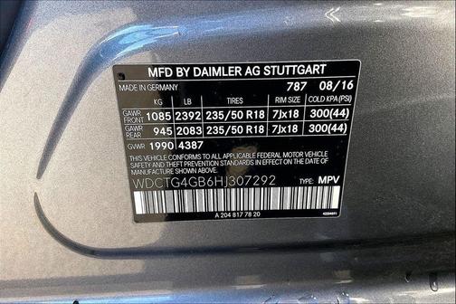 2017 Mercedes-Benz GLA 250 4MATIC