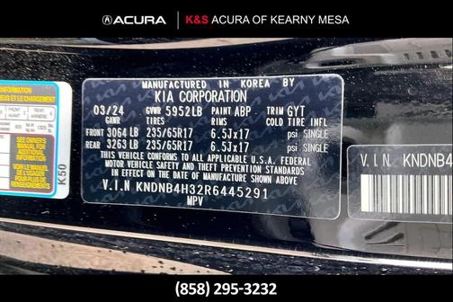 2024 Kia Carnival LX