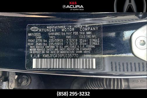 2023 Hyundai TUCSON Hybrid SEL Convenience