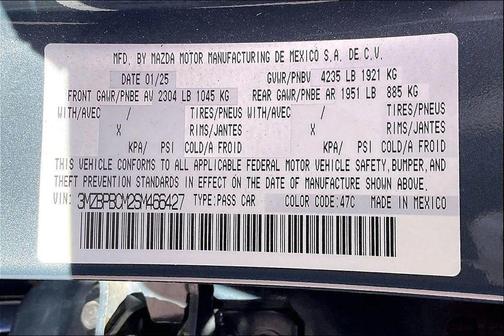 2025 Mazda Mazda3 AWD