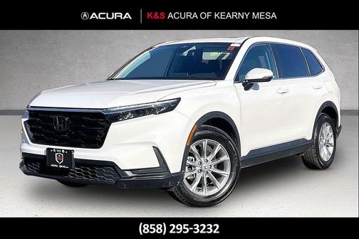 Platinum White Pearl 2024 Honda CR-V EX AWD