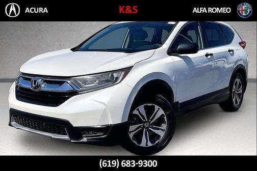 White Diamond Pearl 2018 Honda CR-V LX