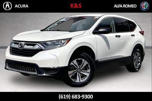 White Diamond Pearl 2018 Honda CR-V LX