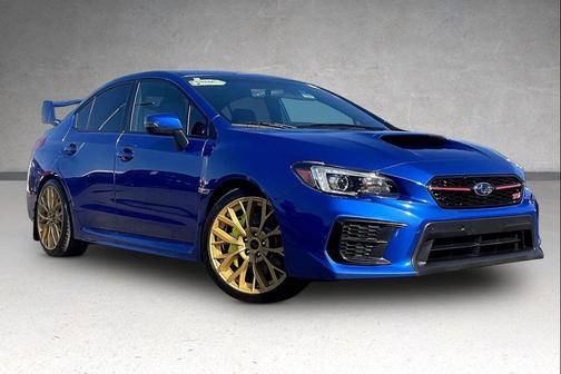 WR Blue Pearl 2021 Subaru WRX STI Limited w/Wing