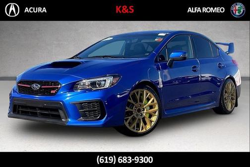 WR Blue Pearl 2021 Subaru WRX STI Limited w/Wing
