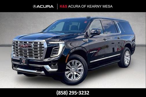 Onyx Black 2025 GMC Yukon XL Denali