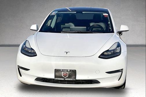 Pearl White Multi-Coat 2018 Tesla Model 3 Long Range