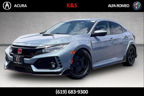 Sonic Gray Pearl 2019 Honda Civic Type R Touring